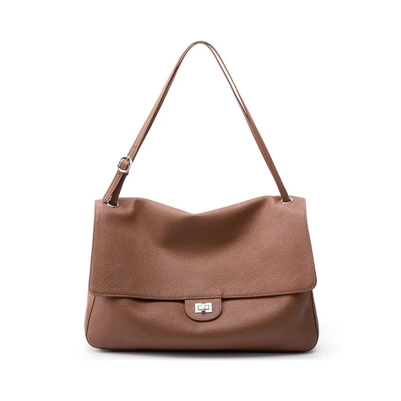 SOERA Miriam Elephant Cowhide Crossbody - Bag -  Brown