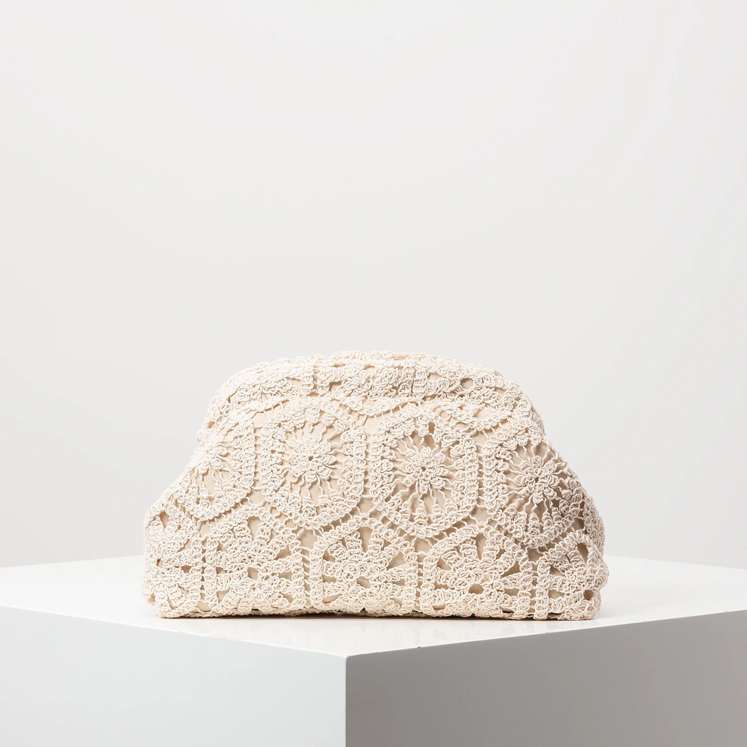 SOERA Sophia Floral Boho Clutch - Bag -  Beige