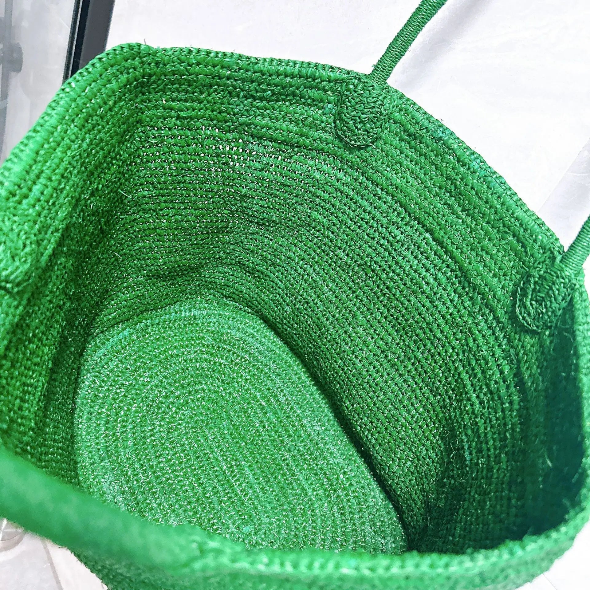 SOERA Sophia Handwoven Rattan Tote - Bag - SOERA-873987-GRE-OS-96131 Green