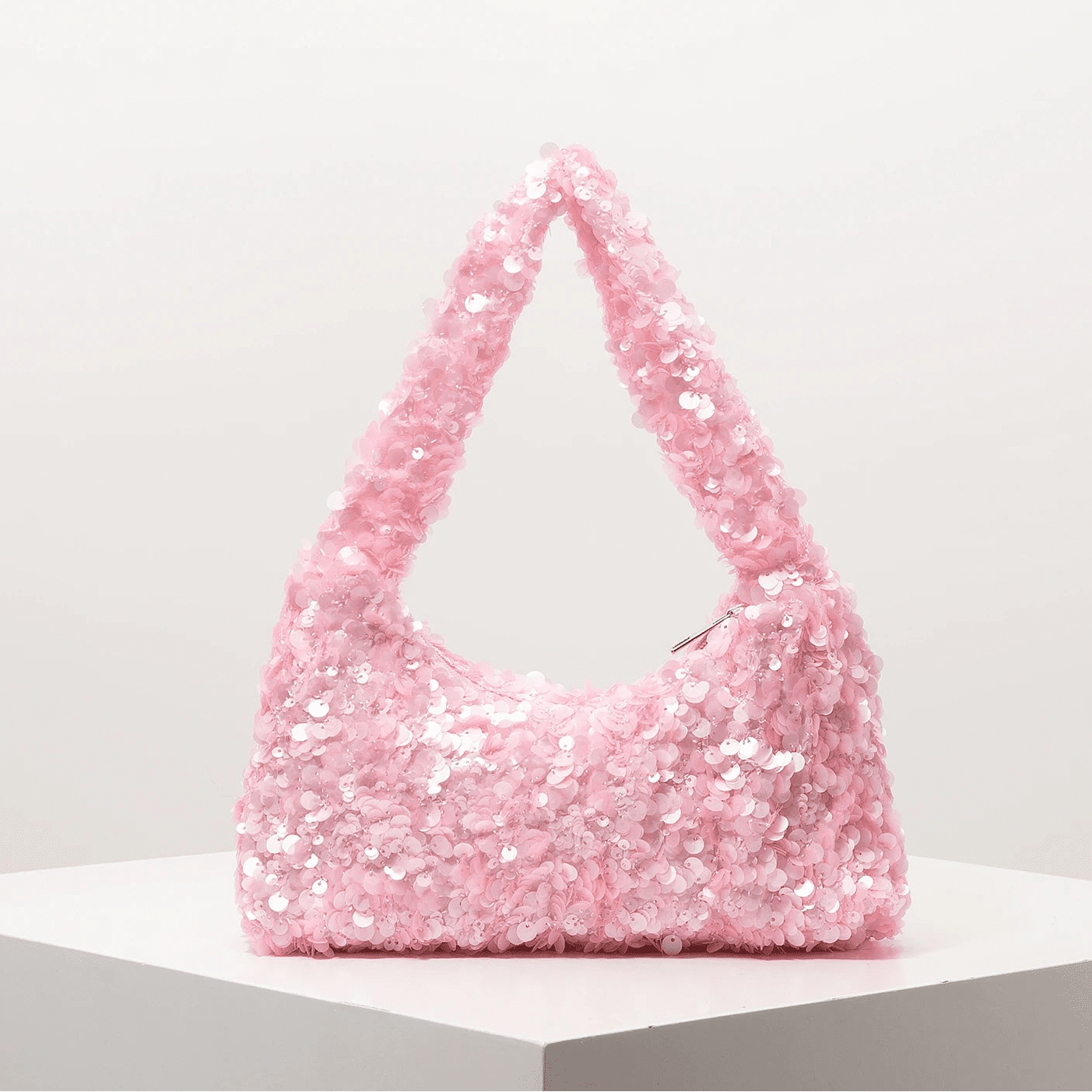 SOERA Sophia Sequin Evening Shoulder Bag - Bag -  Pink