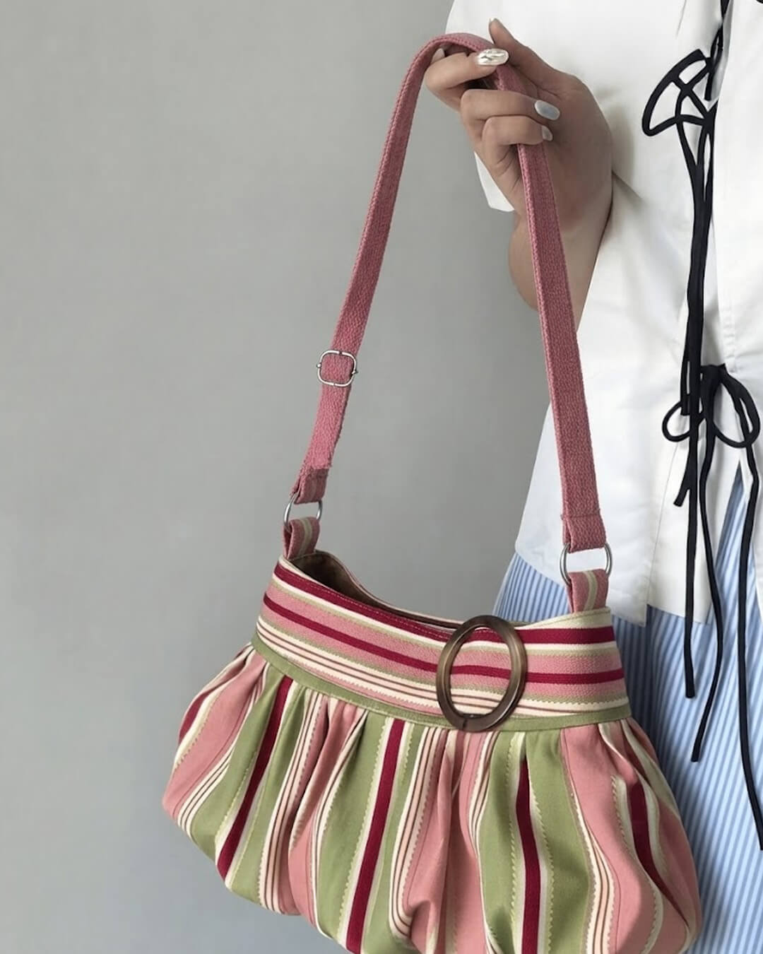 SOERA Sophia Striped Shoulder Bag - Bags - SOERA-559939-DEF-OS-33411