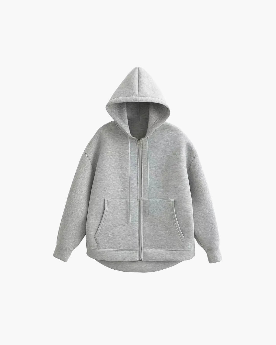 SOERA Eveline Zip - Up Hoodie - Cardigans - 3256807786338972-;AW1765388021442910627 Light Grey L