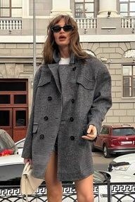 Cappotto strutturato Anna in tweed