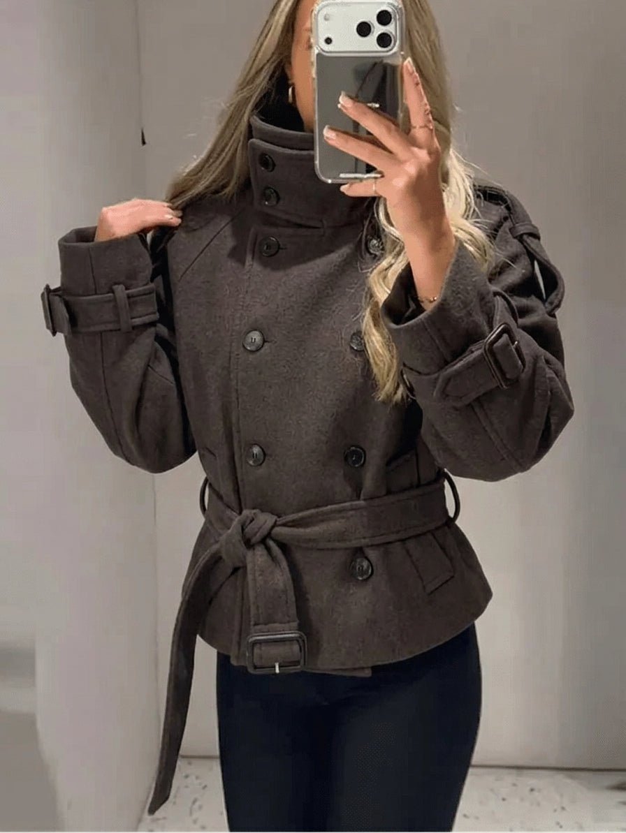 SOERA Esther Double Breasted Belted Coat - Coat - SOERA-459651-DEF-OS-95173 M