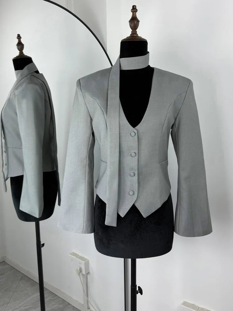 SOERA Angelina Blazer - Coats & Jackets - 1005010034759358-;TZ1774012026330569181 Black S