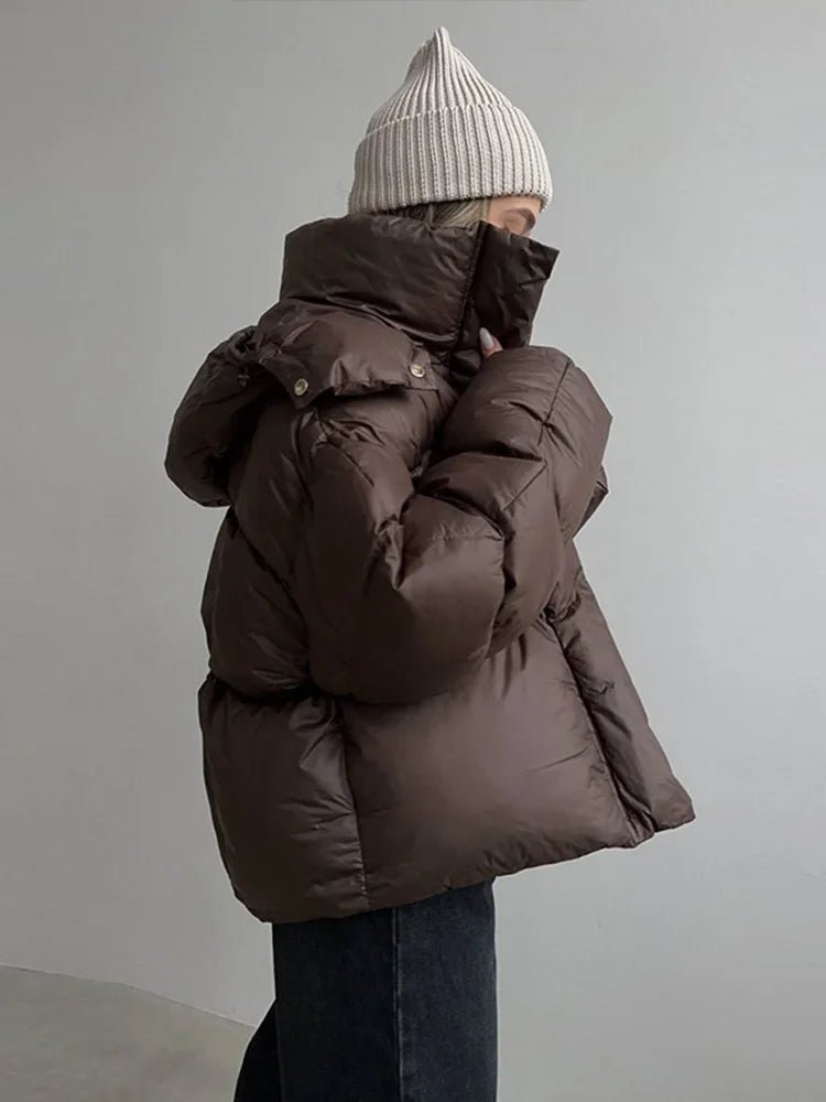 SOERA Rosalie Puffer Jacket - Coats & Jackets - 1005010161863702-;gU1761217546081835829 Dark Brown S