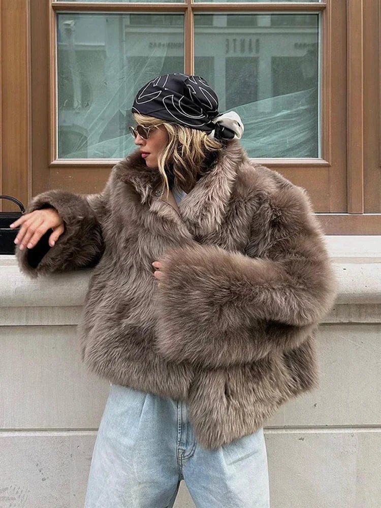 SOERA Thalia Faux Fur Coat - Coats & Jackets - 3256809489003240-;vc1765938875055840812 S