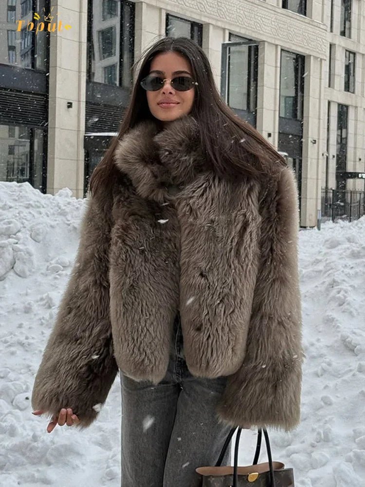 SOERA Thalia Faux Fur Coat - Coats & Jackets - 3256809489003240-;vc1765938875055840812 S
