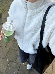 Tidy Teddyjacke mit Reißverschluss