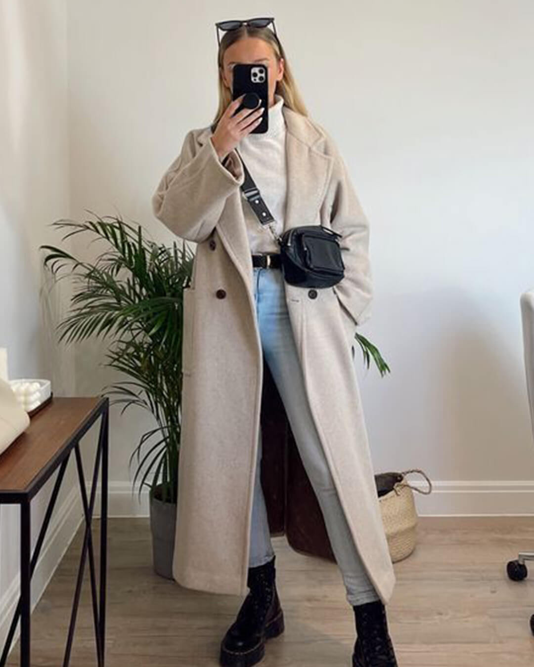 SOERA Maria Double-Breasted Long Coat - Coats - SOERA-278275-BEI-XS-48707 Beige XS
