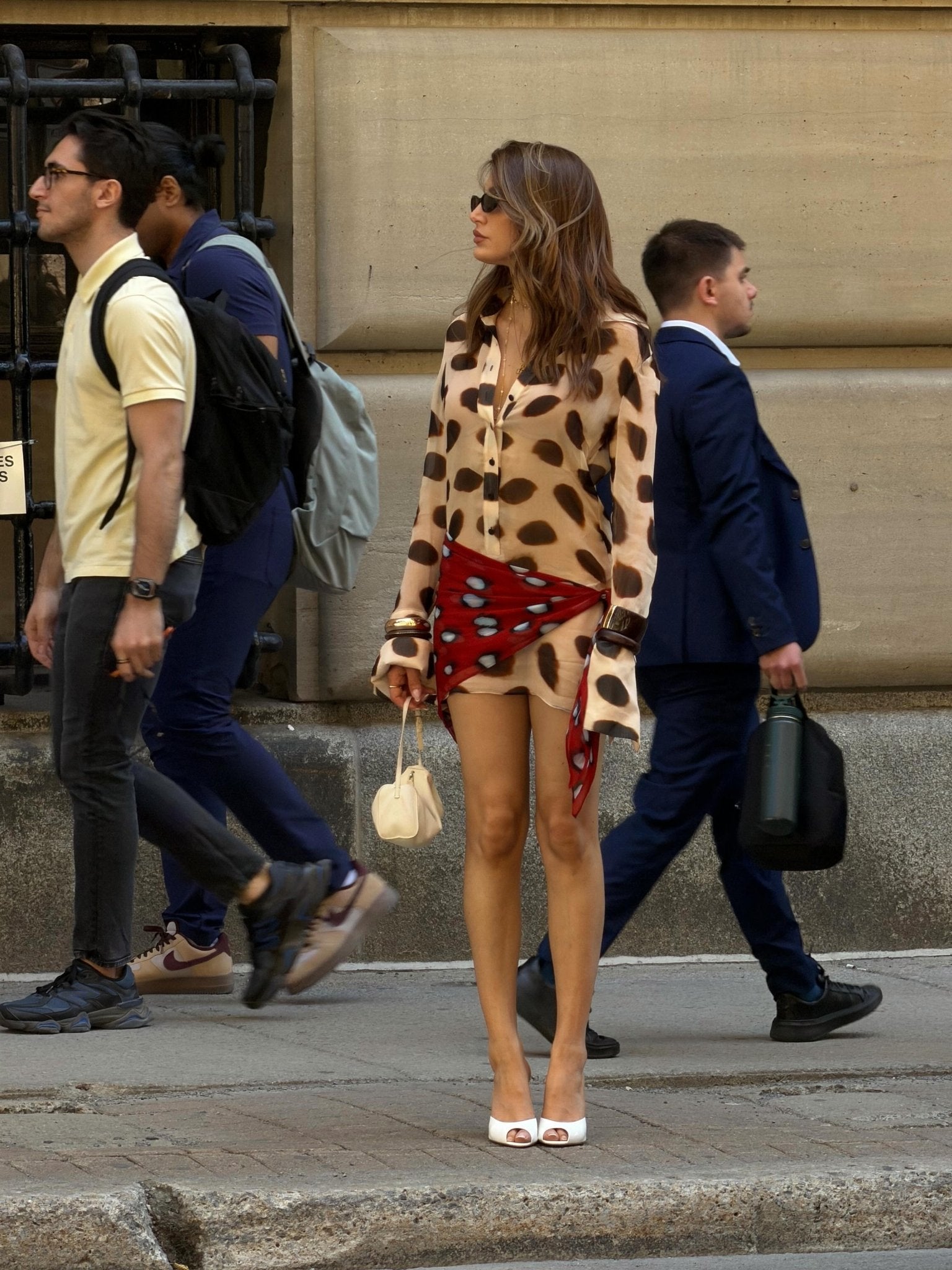 SOERA Margot Animal Print Shirt Dress - Dress - SOERA-154243-M-OS-46787 M