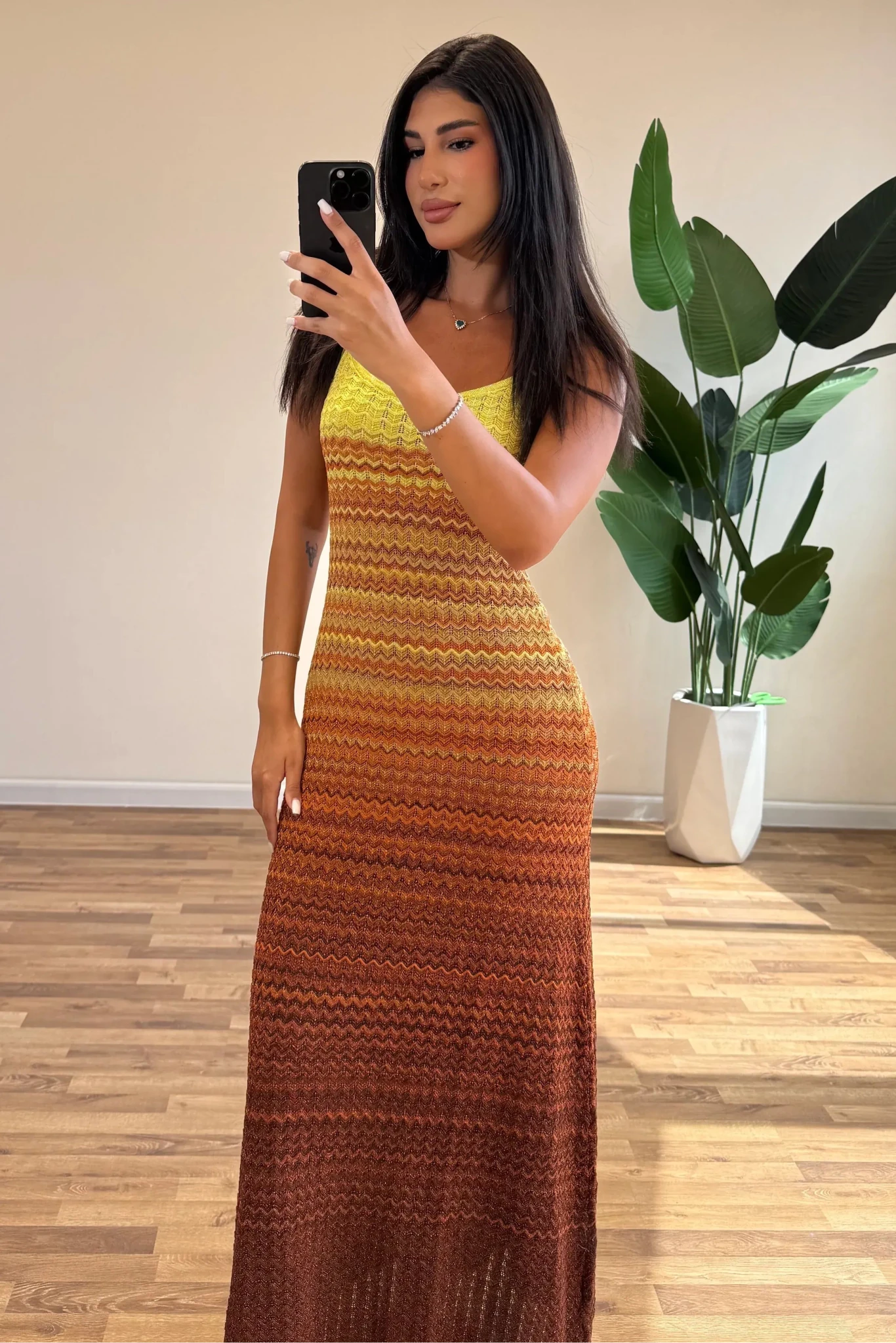 SOERA Sophia Sunset Knit Maxi Dress - Dress - SOERA-896195-L-OS-91779 L
