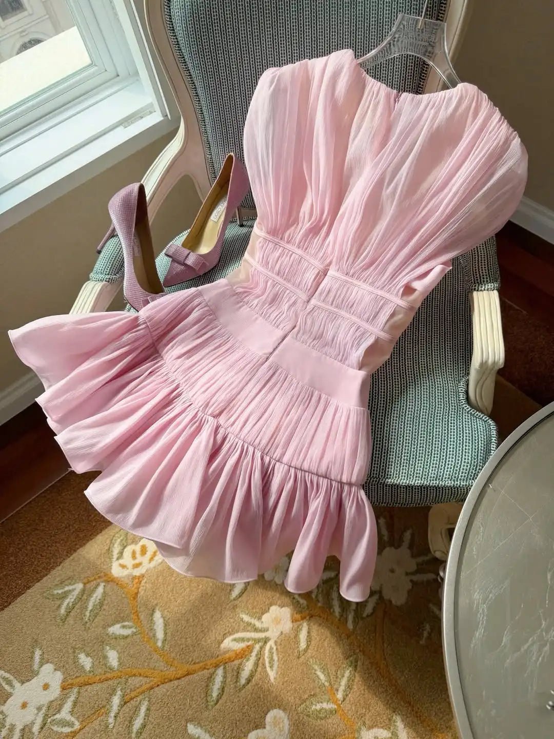 SOERA Bianca Ruffled V-Neck Cocktail Dress - Dresses -  XL