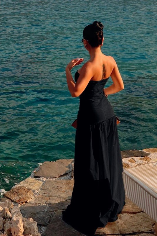 SOERA Camille Cut - Out Strapless Maxi Dress - Dresses - yq1774532669754935349 Black S