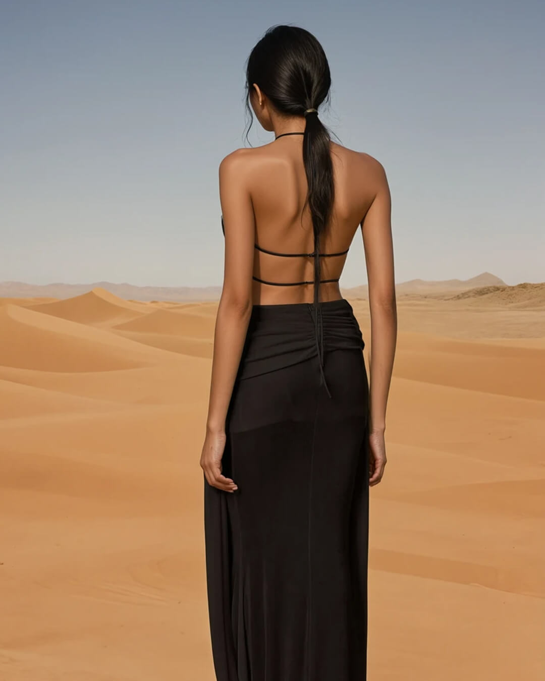 SOERA Elyse Halterneck Backless Maxi Dress - Dresses -  Black M