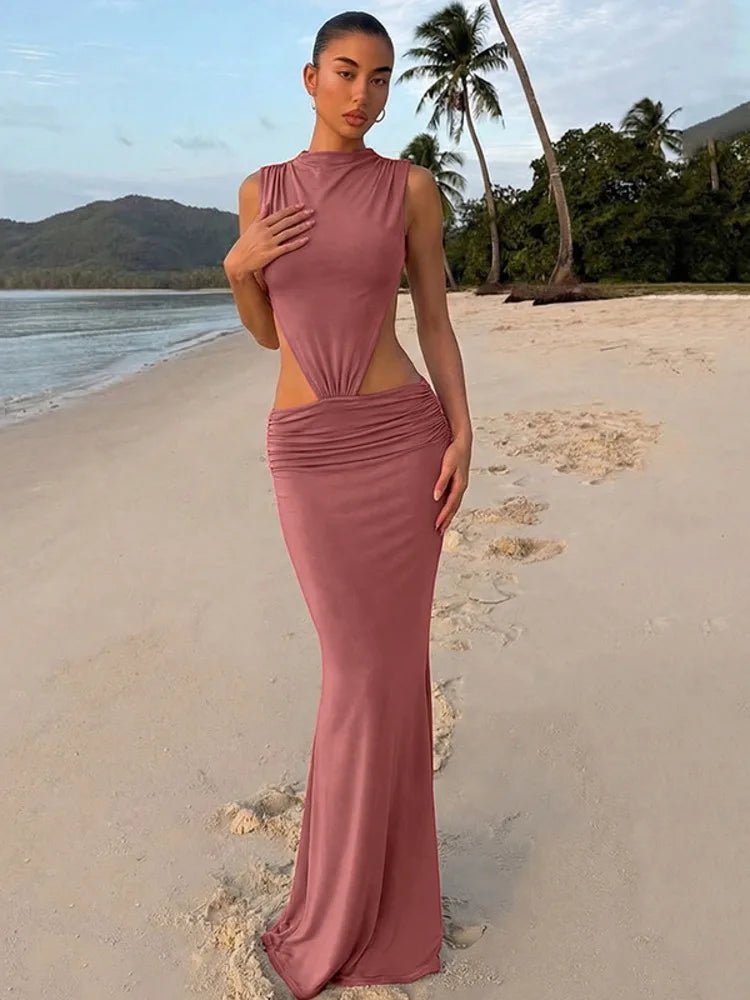 SOERA Jianna Cut Out Backless Maxi Dress - Dresses -  XS