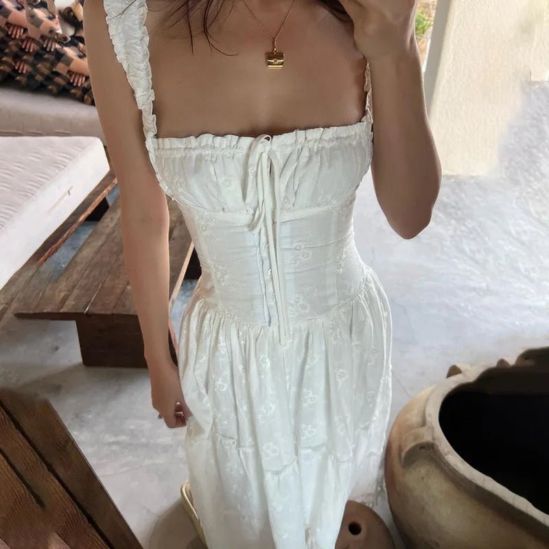 SOERA Karla Ruffle Trim Tiered Maxi Dress - Dresses - 1005007000872674-;fB1771494649314029980 S