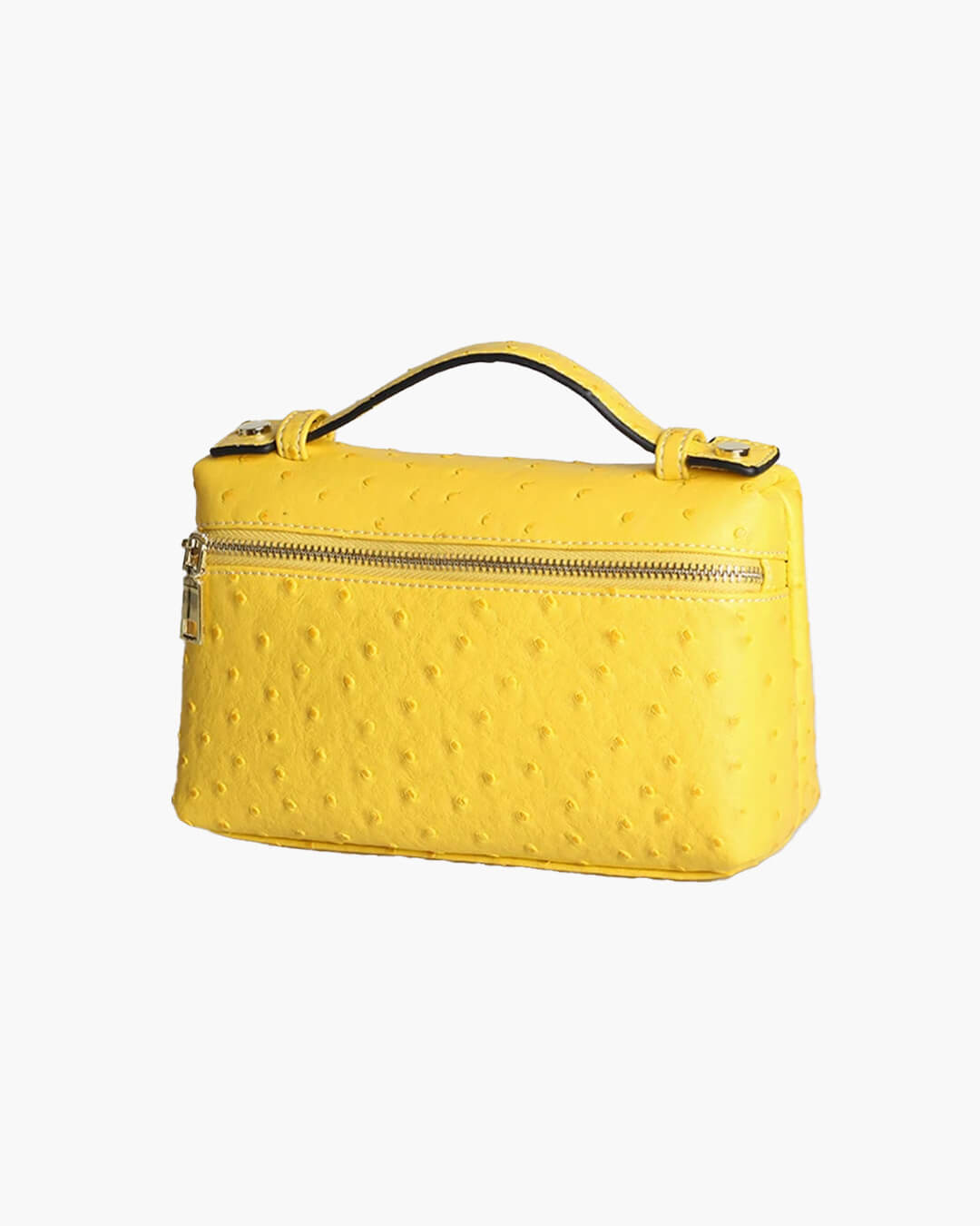 SOERA Bianca Ostrich Pattern Bag - Handbags -  Yellow