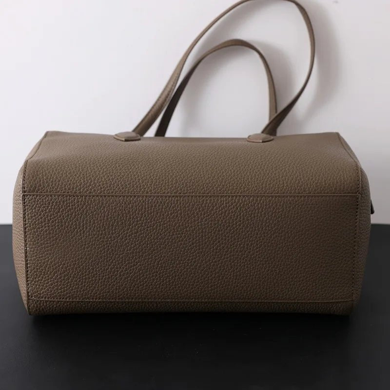 SOERA Elena Genuine Leather Tote Bag - Handbags -  Suede 30