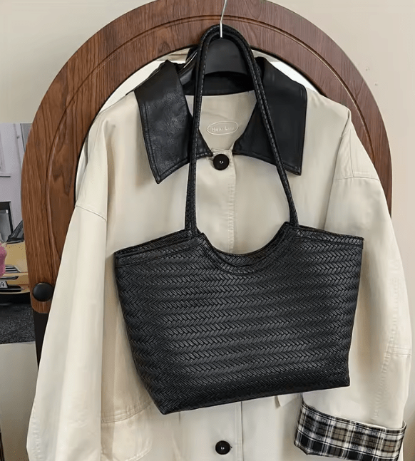 SOERA Rica Woven Faux Leather Bag - Handbags - DBAD2-CA079002 Black Regular
