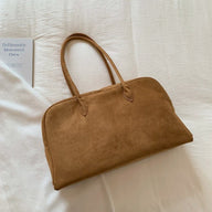 Sandra Faux Suede Tote Bag