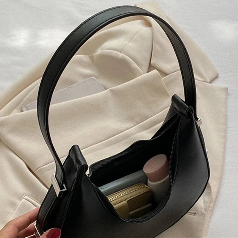 SOERA Tyla Leather Shoulder Bag - Handbags -  Beige Regular