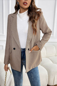Beatrice Vintage Houndstooth Blazer