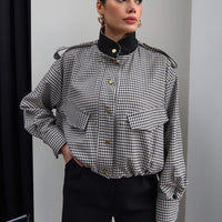 Emma Karo Bomberjacke mit hohem Kragen