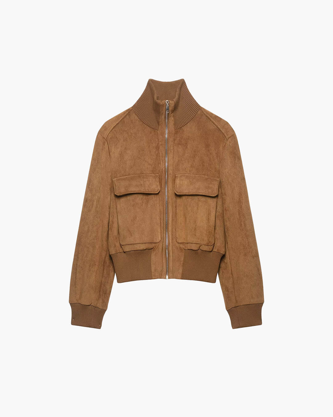 SOERA Esther Cropped Bomber Jacket - Jacket - SOERA-190147-01L-XS-38947 Light Brown XS