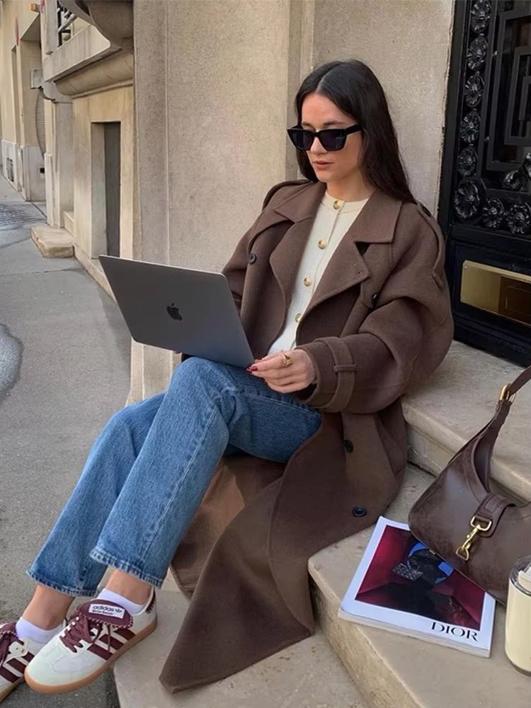 SOERA Alicia Autumn Winter Coat - Jackets - be1760544073337446400 Brown S