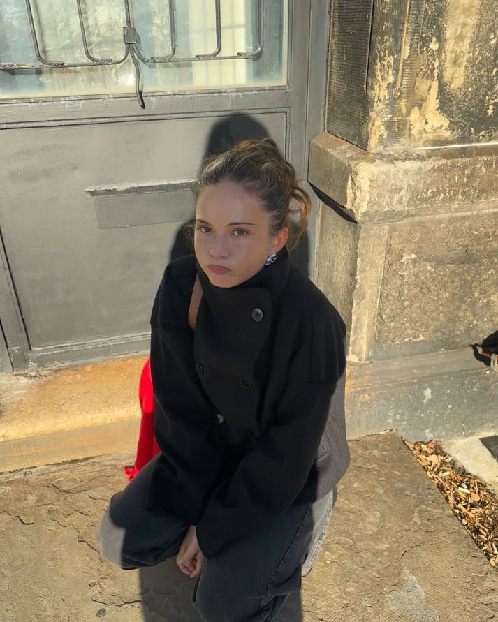 SOERA Clarissa Jacket with Stand Collar - Jackets -  Black XS