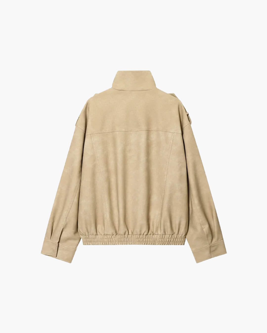 SOERA Elyssa Suede Bomber Jacket - Jackets - 1005009961733006-;mY1770739110472893325 Beige M