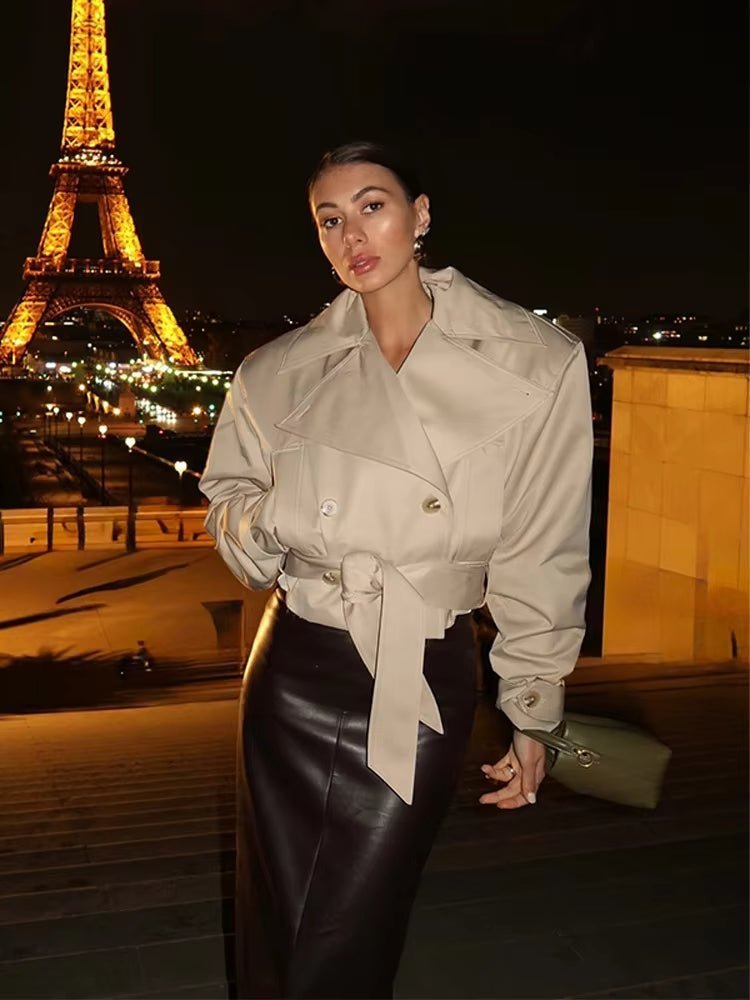 SOERA Marla Trench Coat - Jackets - AQ1775379645783338399 Beige M