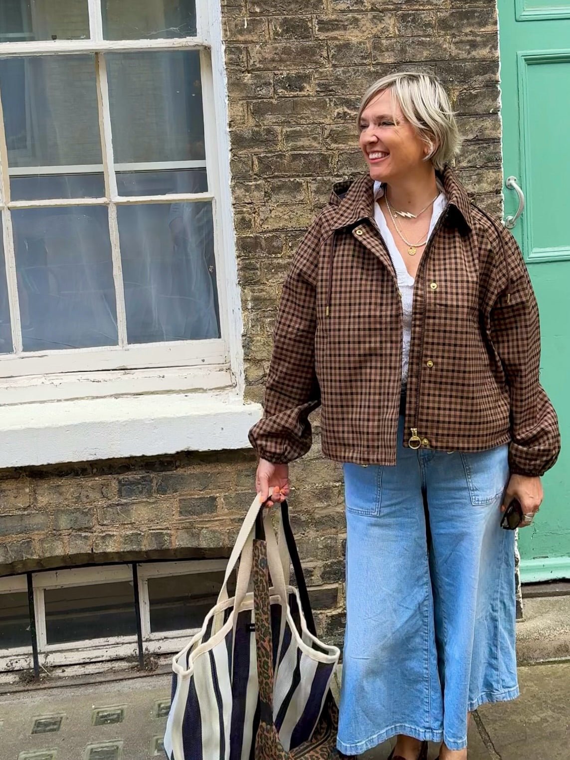 SOERA Shirley Hooded Plaid Shirt Jacket - Jackets - 1005010750693458-;kS1774621553542855035 L