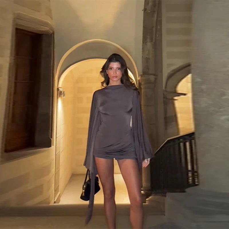 SOERA Celeste Draped Batwing Romper - Jumpsuits & Rompers -  XS