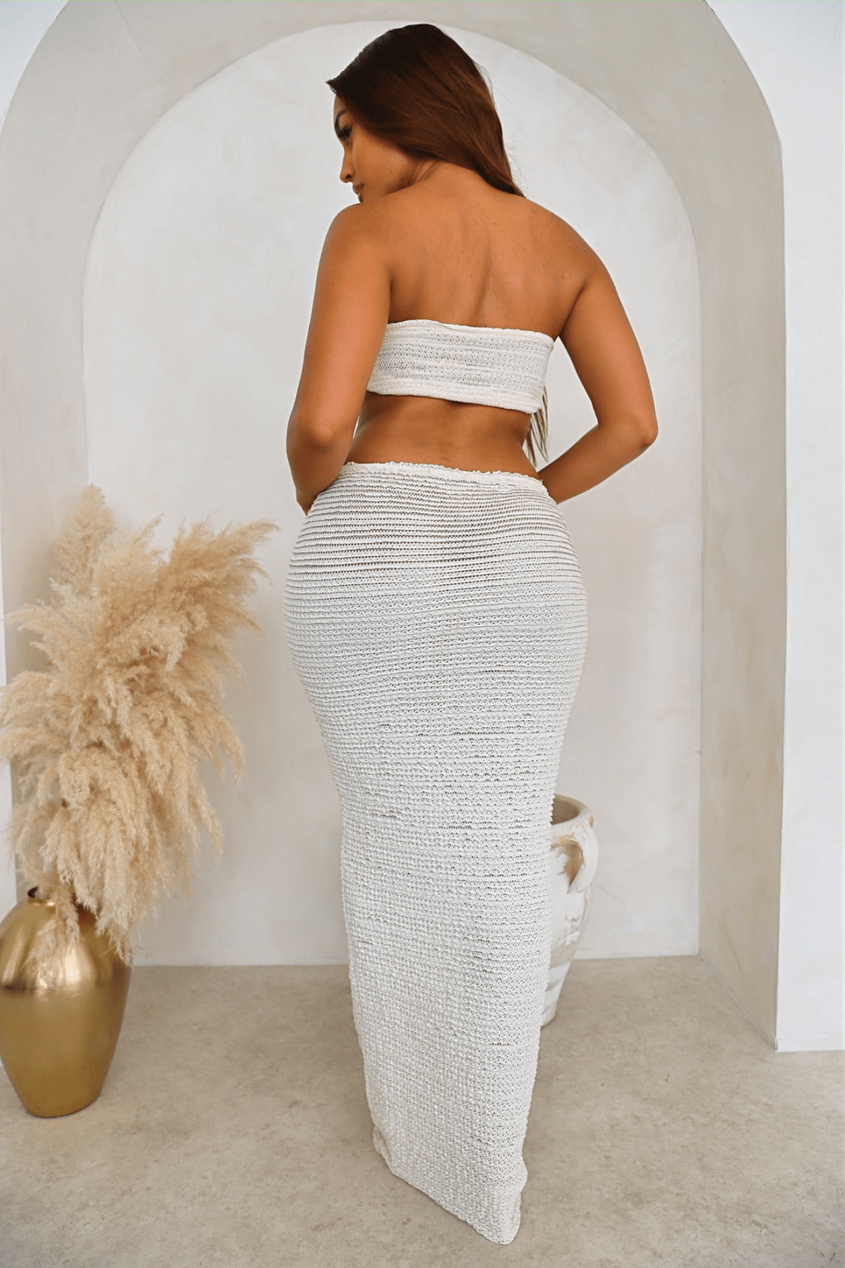 SOERA Isabella Two - Piece Summer Wrap Top and Skirt Set - Matching Sets -  XS