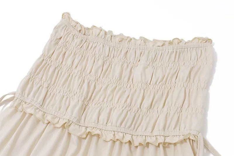 SOERA Zendaya Ruffled Crop Top Maxi Skirt Set - Matching Sets - Dq1774532669750949248 Top S