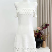 Morgan Carmen-Häkel-Minikleid