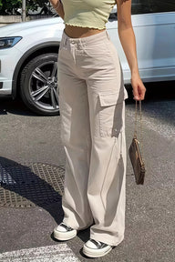 Bianca Cargo-Hose mit Taschen, Straight Fit