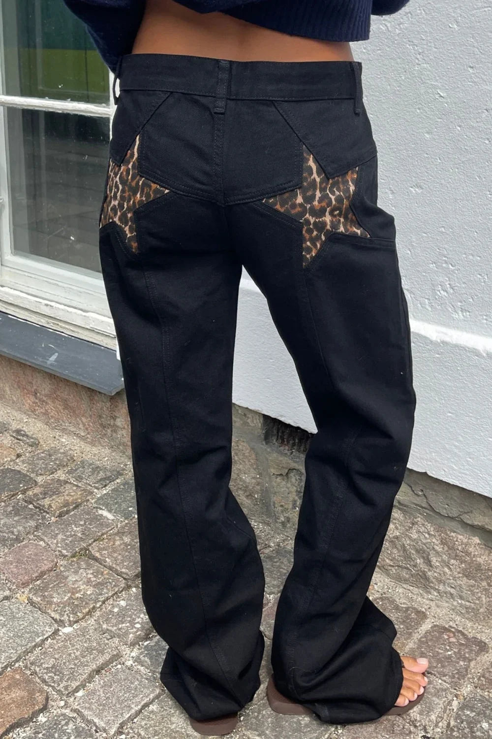 SOERA Charlize Star Patchwork Color-Block Jeans - Pants -  Dark Blue S