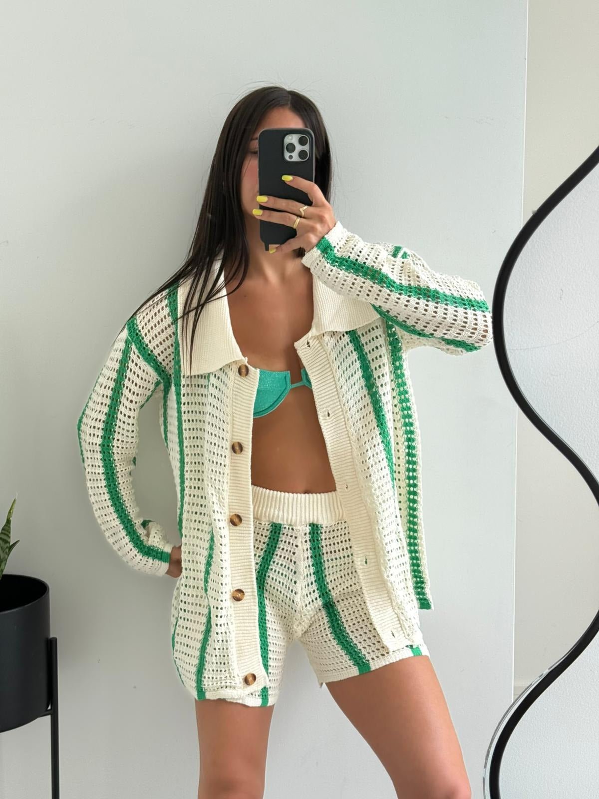 SOERA Vera Striped Crochet Two-Piece Set - Set - SOERA-544003-S-OS-49923 S