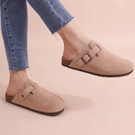 Minerva Slip-on-Sandalen mit verstellbarer Schnalle