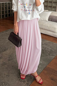 Afroza Chiffon Flowing Maxi Skirt