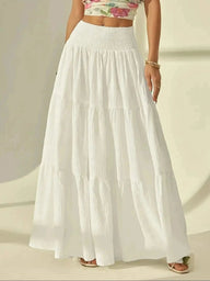 Calla Stufenrock Maxi Elastischer Bund