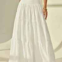 Calla Stufenrock Maxi Elastischer Bund
