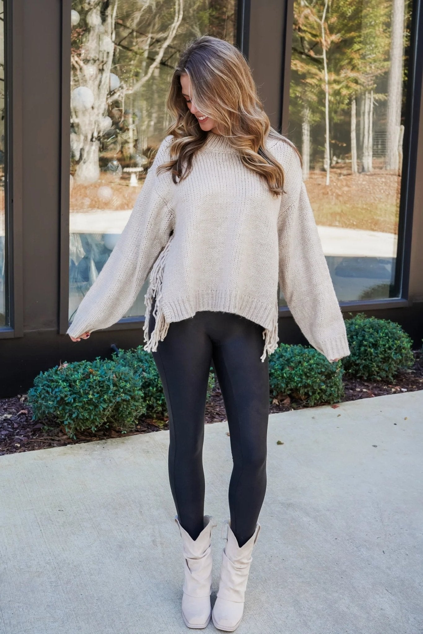 SOERA Kelly Tassel Knit Sweater - Sweater - SOERA-055747-GRE-S-47011 S