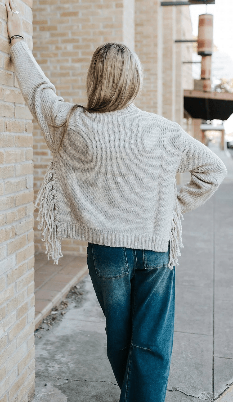 SOERA Kelly Tassel Knit Sweater - Sweater - SOERA-055747-GRE-S-47011 S