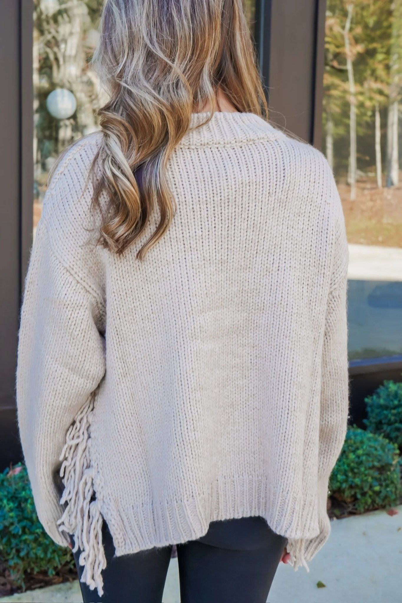 SOERA Kelly Tassel Knit Sweater - Sweater - SOERA-055747-GRE-S-47011 S