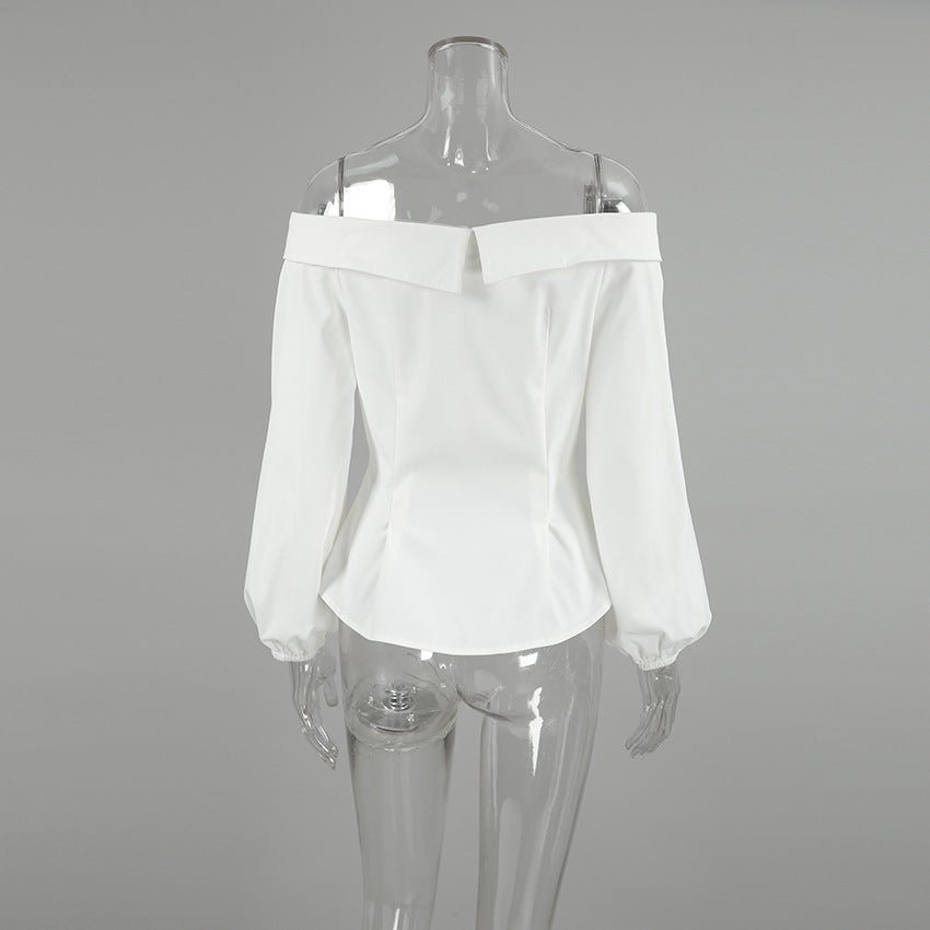 SOERA Catherine Off Shoulder Top - Tops - kJ1770344797580547567 M