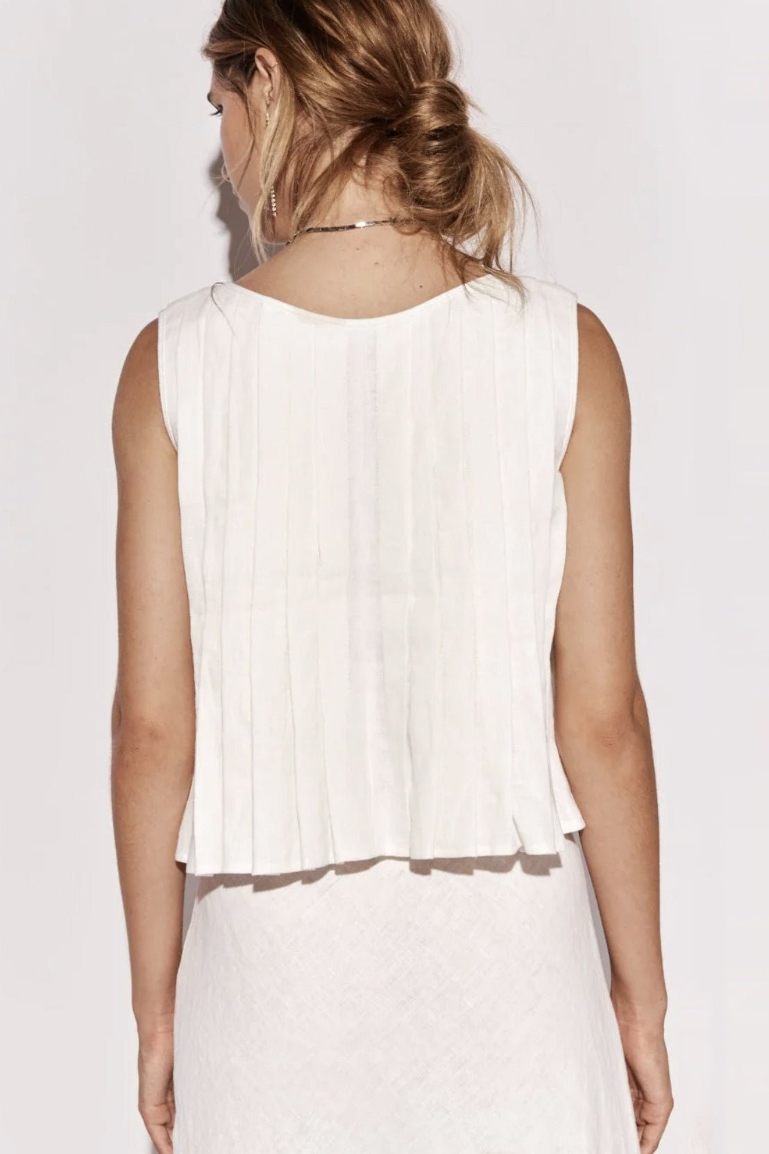 SOERA Honora Ruffle Hem Tie-Front Top - Tops - SOERA-833027-BEI-XS-41859 Beige XS